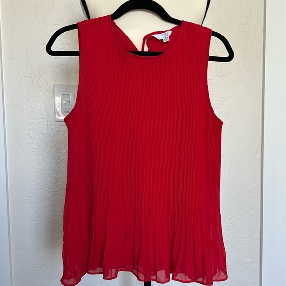 Time and Tru, Size Medium, Sleeveless, Red Blouse - Picture 1 of 5